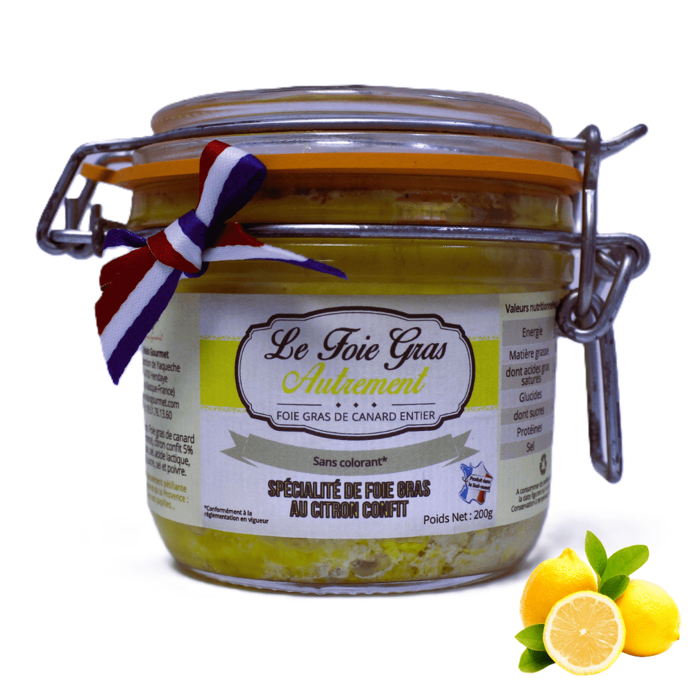 Foie Gras entero con Limón Confitado
