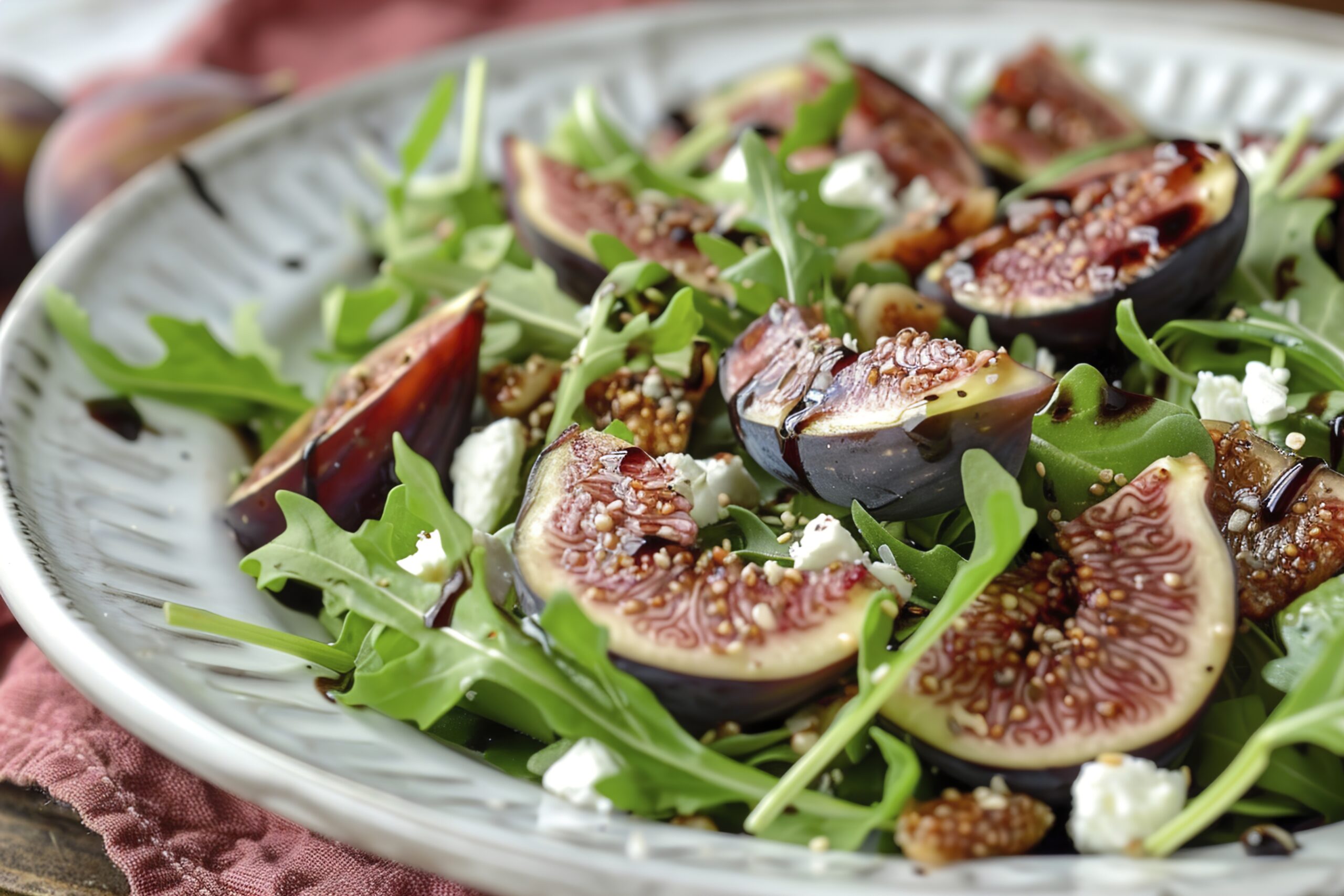 Salade d&rsquo;été aux figues fraîches
